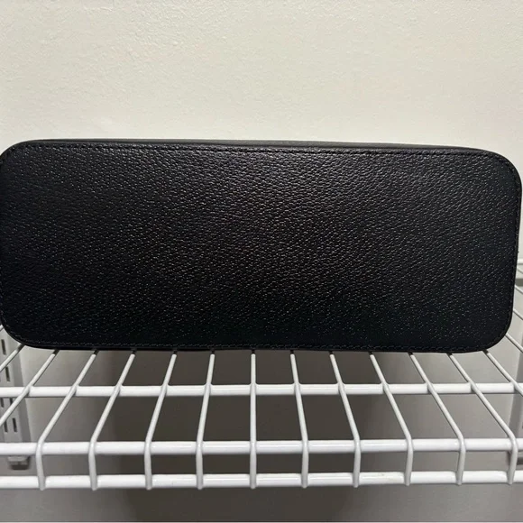 Kate Spade Cream and Black Pebbled Leather Satchel - Picture 6 of 10